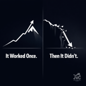 Business growth rising then collapsing visual metaphor illustrating why scaling in China fails after initial success